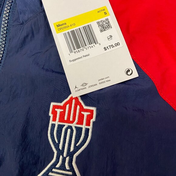 Nike Air Jordan x Trophy Room USA Woven Track Jacket DR2954-410 Mens NEW - Picture 15 of 15